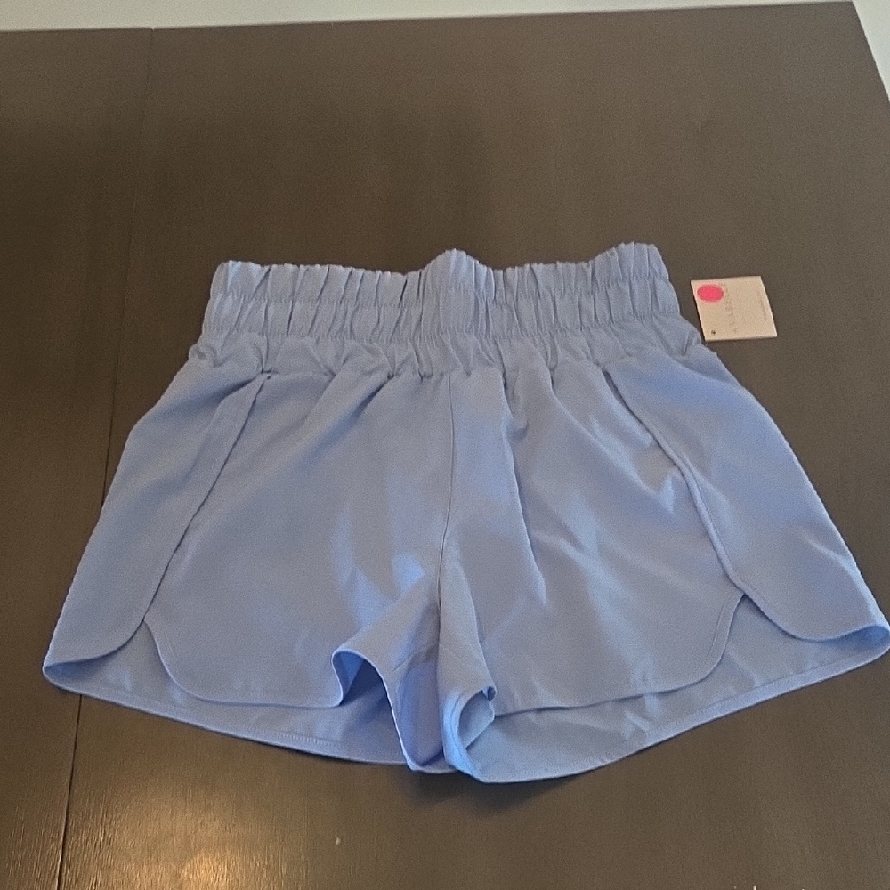 Sky Blue Women's Athletic Shorts